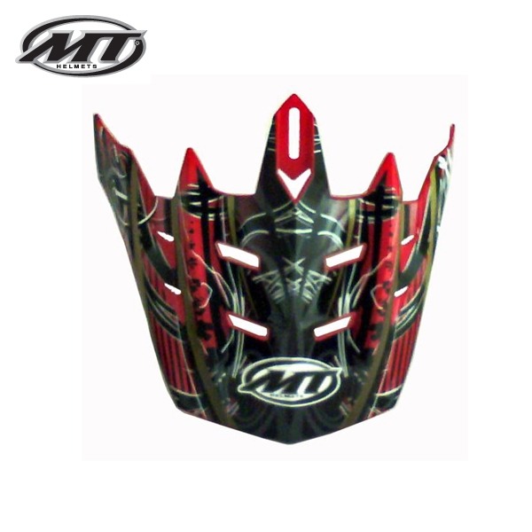 Helm Klep MX-1 Plague Rood - MT Helmets