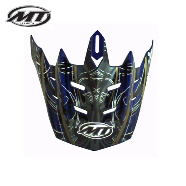 Helm Klep MX-1 Plague Blauw - MT Helmets
