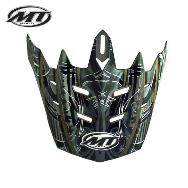 Helm Klep MX-1 Plague Zilver - MT Helmets