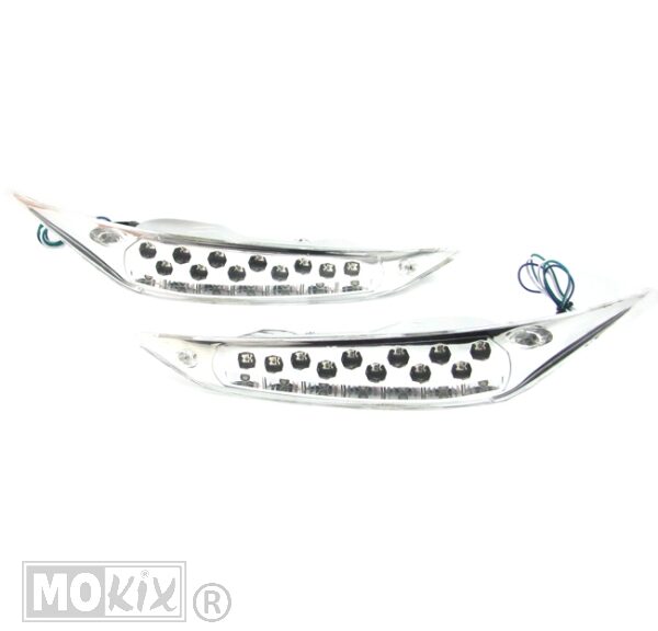 89785 RAW-BOL PIAGGIO ZIP00 LED VOOR DAGRIJVERL. SET