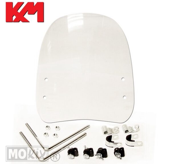 Para-brisa UNI Retro KMX Pequeno Completo