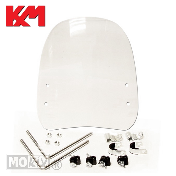 Windscherm UNI Retro KMX Klein Compleet