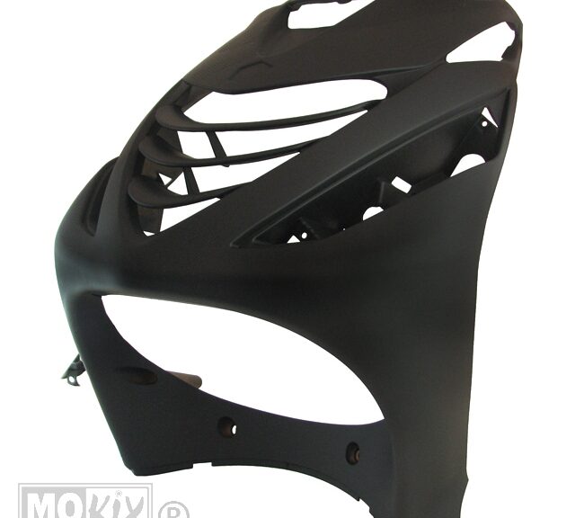 Voorscherm Piaggio ZIP SP Vast MAT Zwart - MKX