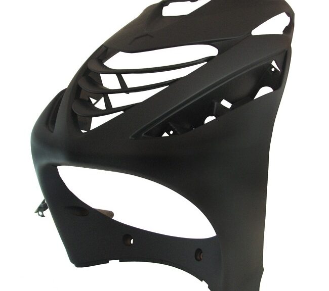 Voorscherm Piaggio ZIP SP Vast MAT Zwart - MKX