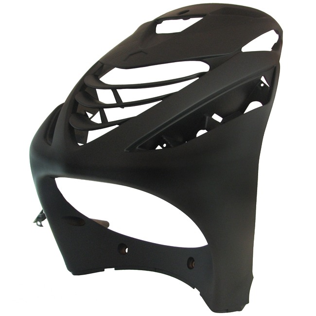 Voorscherm Piaggio ZIP SP Vast MAT Zwart - MKX