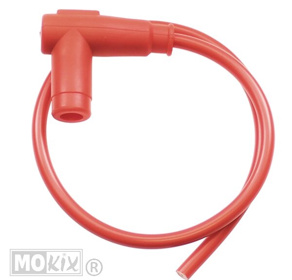 Bougie DOP + Kabel 7mm 2T Rood/Oranje Elec