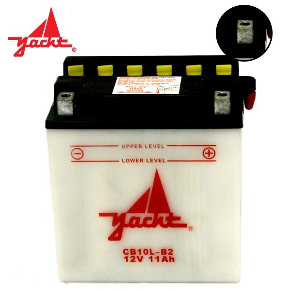 Accu CB10L-B2 (YB10L-B2) 135x90x145 Yacht