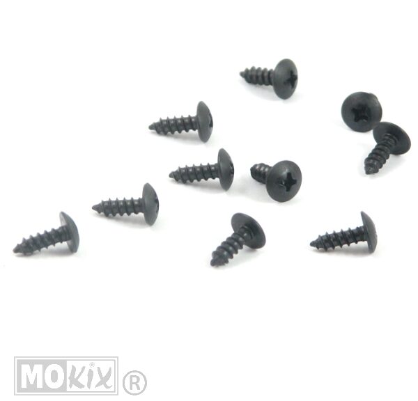Parkerset 4.0x12 Zwart 10st - Bollard