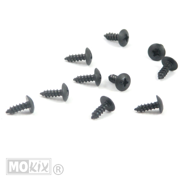 Parkerset 4.0x12 Zwart 10st - Bollard
