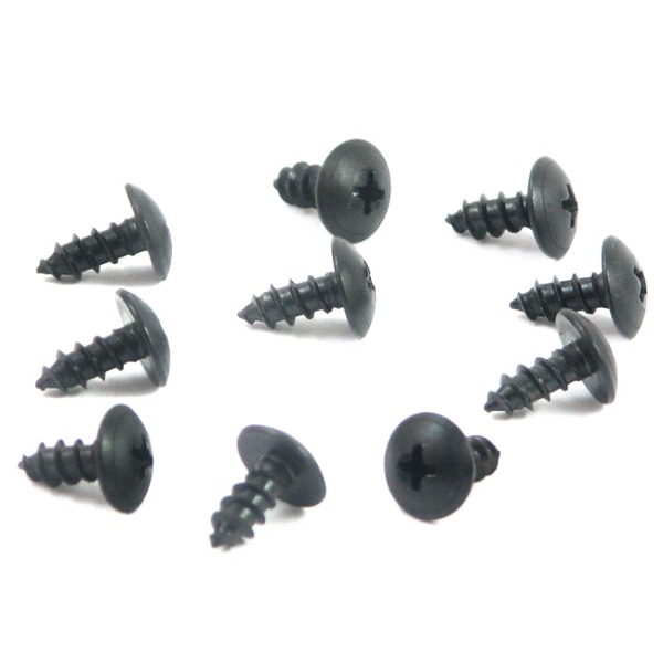 Parkerset 5.0x12 Zwart 10st - Bollard
