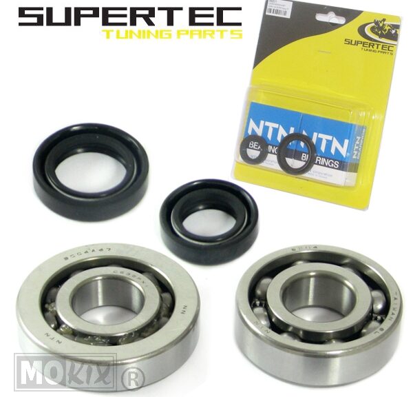 Lager/Keerringset Peugeot Verticaal E2 NTN 4delig - Supertec
