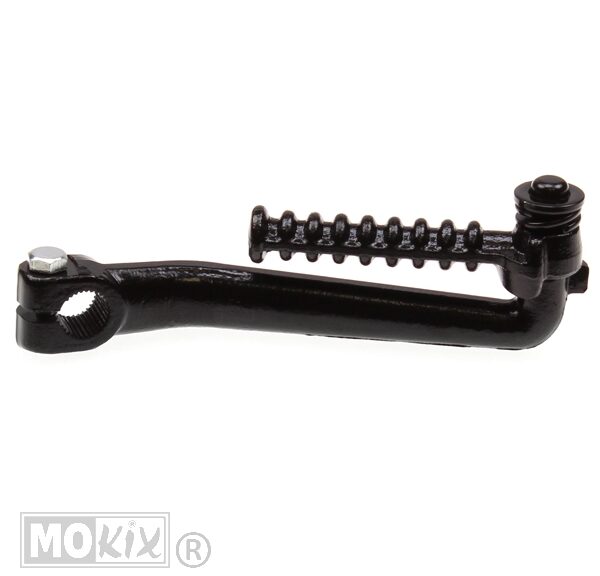 89930 KICKSTARTER MORINI IJZER INKLAPBAAR ZWART