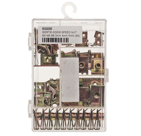 Sortie-Doos Speed NUT M5 M6 M8 3mm 4mm 5mm (60)