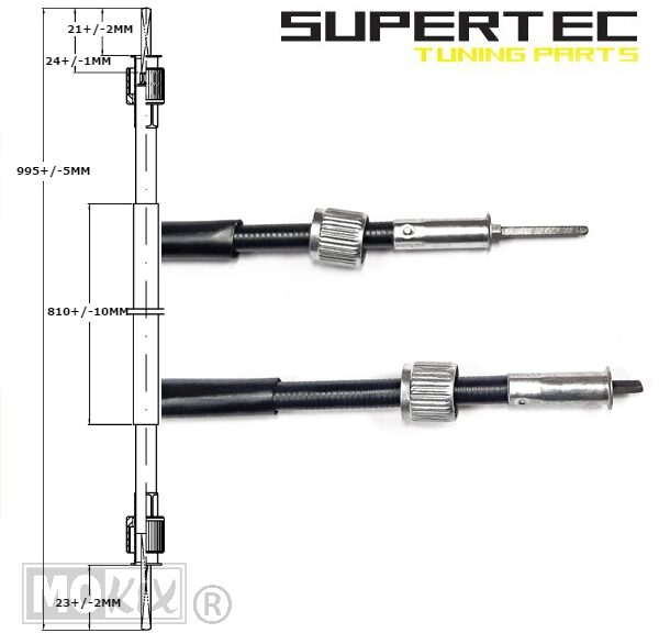 Kabel KM Teller PGO BIG MAX Supertec