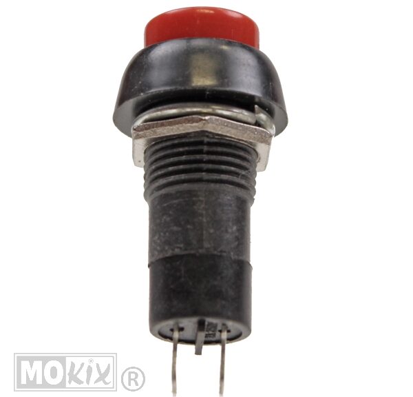 90248 DRUKBUTTON UNI ROOD 12mm INBOUW