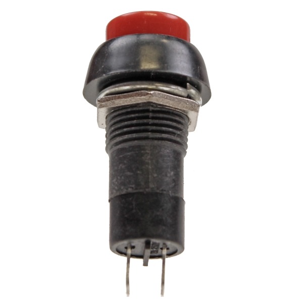 Drukbutton UNI Rood 12mm Inbouw