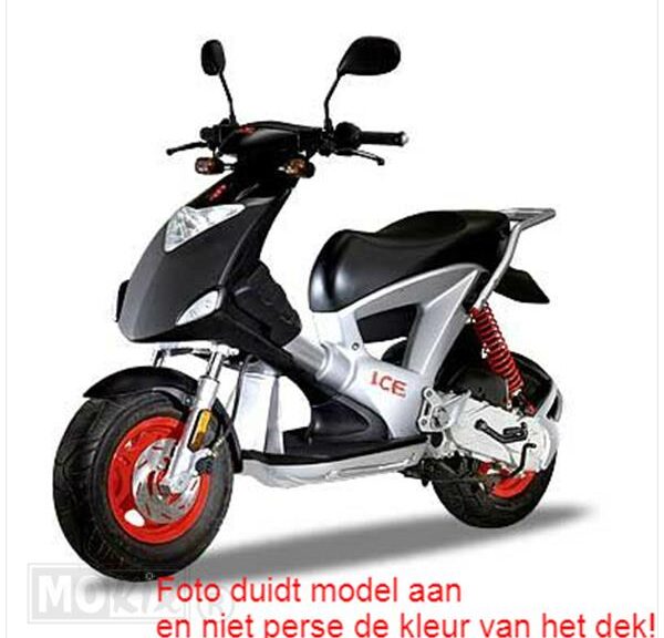 Buddy DEK Piaggio ICE Nieuw Type Zwart Xtreme