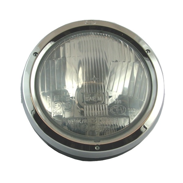 Koplamp Motor Rond 19cm Halogeen CE - Rieju