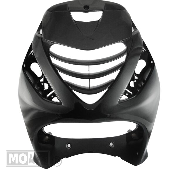 Voorscherm Piaggio ZIP SP Vast Zwart Metallic - MKX