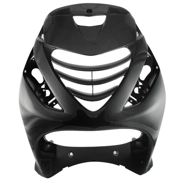 Voorscherm Piaggio ZIP SP Vast Zwart Metallic - MKX