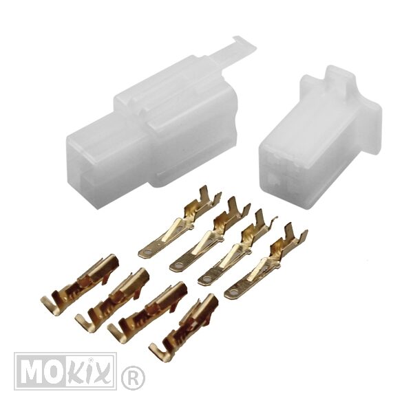 Connector Stekker Plugset 4 Pins 2.3mm 10delig