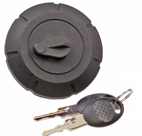 Tankdop Yamaha DT50M Nt Zwart + Slot - Supertec