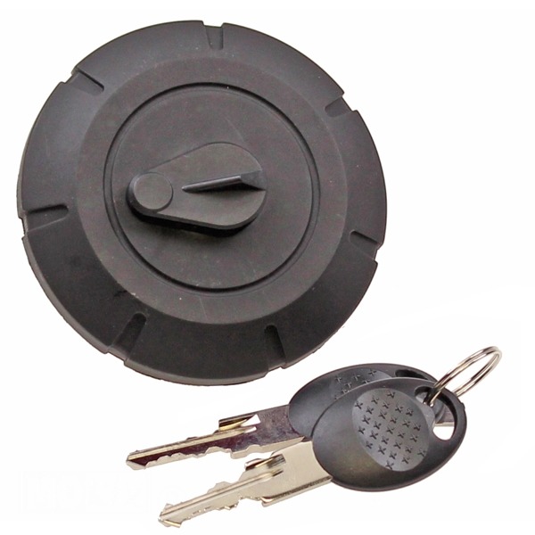Tankdop Yamaha DT50M Nt Zwart + Slot - Supertec