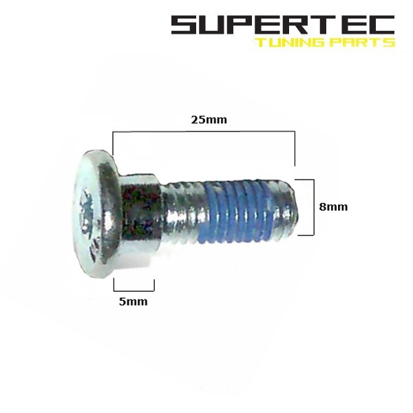Remschijf Borstbout M8x25 Derbi Senda (1) - Bollard