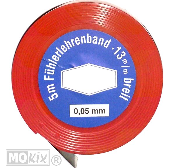Voeler Band ROL 5m/13mm   0.05mm - Kukko