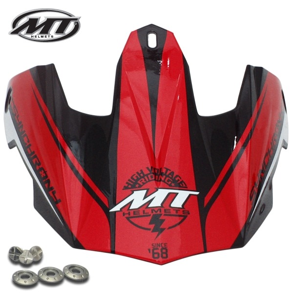 Helm Klep Synchrony Rood - MT Helmets