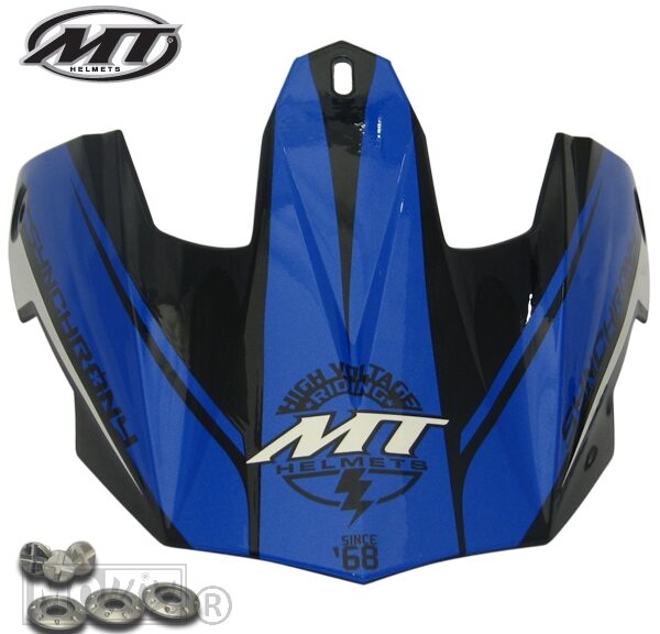 Helm Klep Synchrony Blauw - MT Helmets