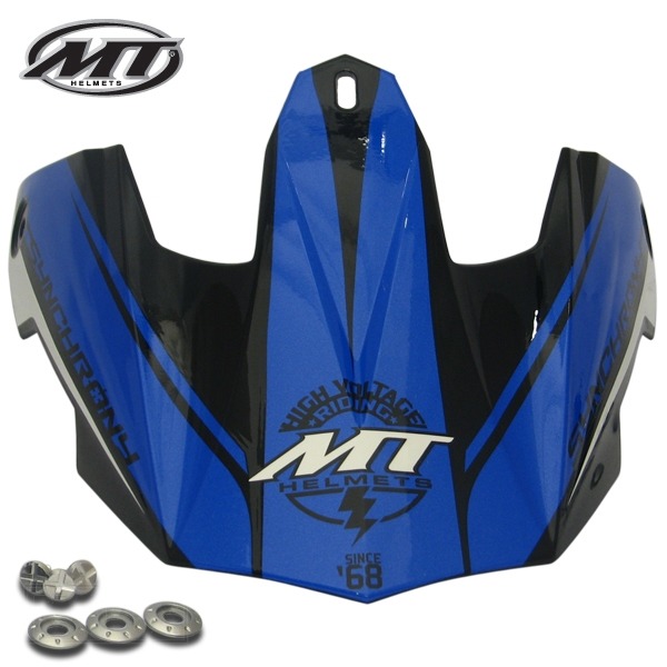 Helm Klep Synchrony Blauw - MT Helmets