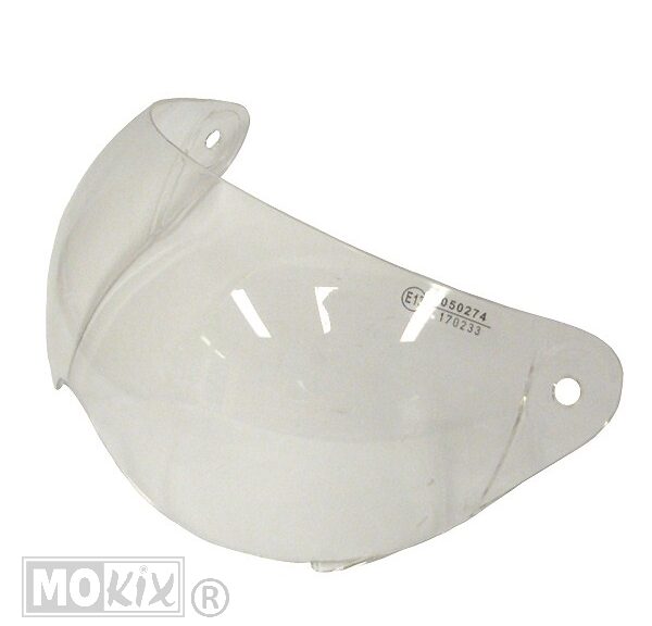 Vizier Retro Leer ›5cm Blank - MT Helmets