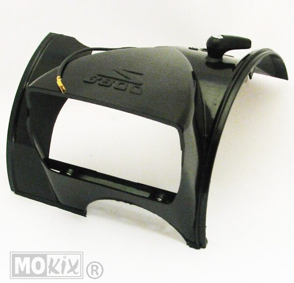 Koplamp KAP Solex  3800 Zwart + Schakelaar