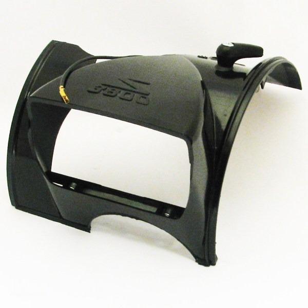 Koplamp KAP Solex 3800 Zwart + Schakelaar