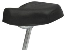 Zadel Peugeot 103 STD (Vaste PEN Model) Zwart