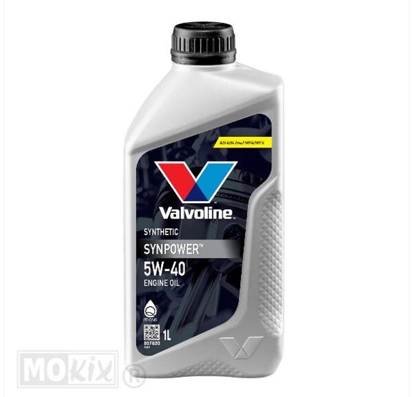 Valvoline 5W40 Synpower 4T Olie 1Lt