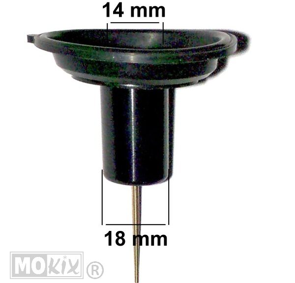 Gasschuif Membraan China 4T GY6 18mm