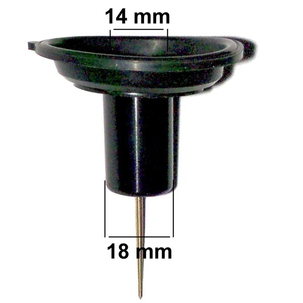 Gasspjældsmembran Kina 4T GY6 18mm