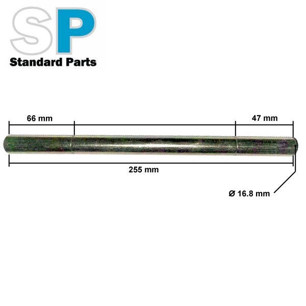BUS SUB Frame/Motorophanging China 2T 255mm