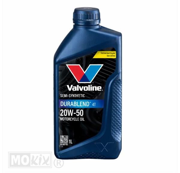 Valvoline 20W50 Durablend 4T (MET Vultuit) 1ltr