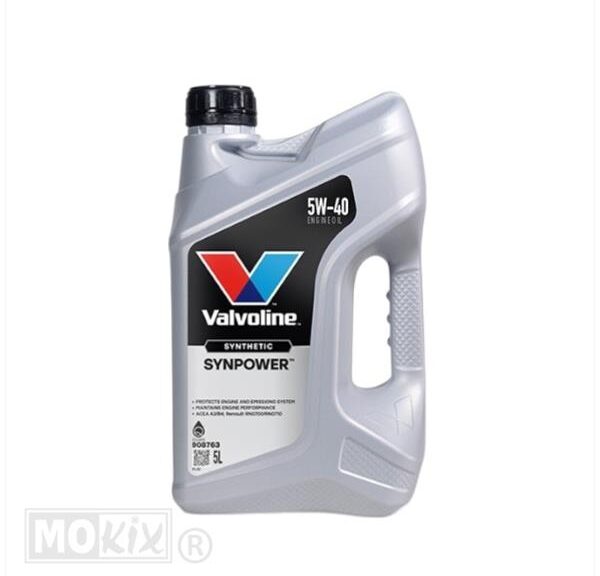 Valvoline  5W40 Synpower 4T Olie 5Lt