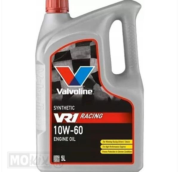 Valvoline 10W60 VR1 Racing 4T Olie 5Lt