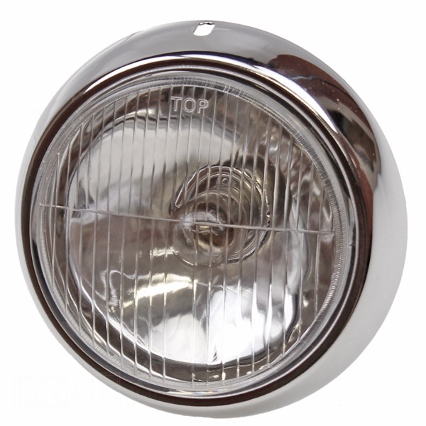Koplamp Puch MS/MV Inbouw SET Chroom