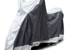Scooter Hoes Motor MKX Zwart/Grijs PVC 200x32x120