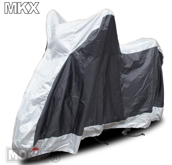 Scooter Hoes Motor MKX Zwart/Grijs PVC 200x32x120