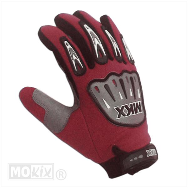 Guantes cruzados M rojos - MKX