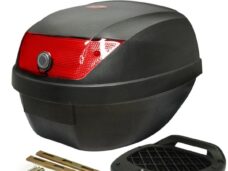 Topkoffer KXM RR 28L Zwart + Slede 38.5x38.5x29.0