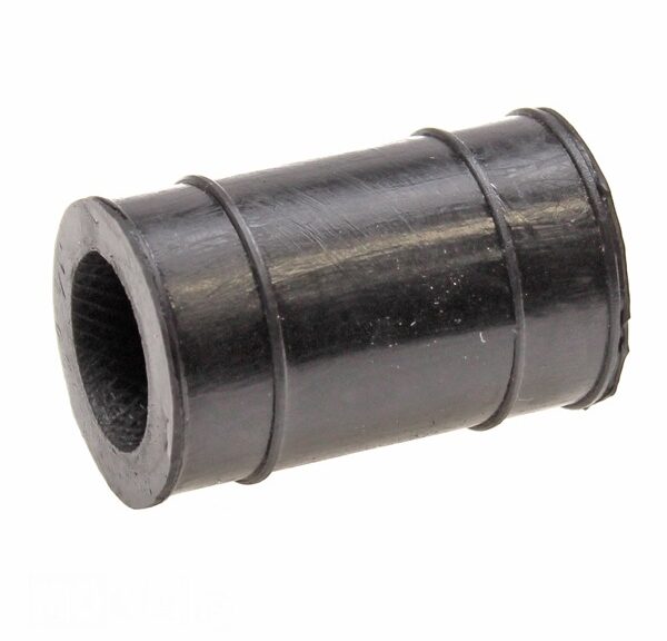 Uitlaatrubber UNI 22mm Zwart