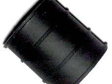 Uitlaatrubber UNI 30mm Zwart